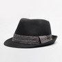 Retro English Fedora Top Jazz Hat Winter Cap