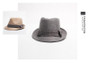 Retro English Fedora Top Jazz Hat Winter Cap