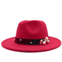 Ladies Fedora Hat Wide Brim