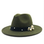 Ladies Fedora Hat Wide Brim