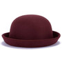 Women's Trendy Bowler Derby Fedora Hat