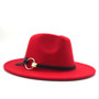 Hawkins Felt Wide Brim Fedora Hat