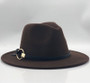 Hawkins Felt Wide Brim Fedora Hat