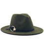 Hawkins Felt Wide Brim Fedora Hat