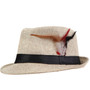 Feathers Trendy Fedora Hat