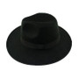Wide Brim Felt Wool Fedora Hat