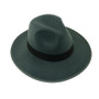 Wide Brim Felt Wool Fedora Hat