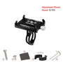 Bike Phone Stand Adjustable For 3.5-6.2inch Bicycle Handlebar Holder Aluminum