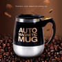 Auto Sterring Coffee mug Stainless Steel Magnetic Mug Cover Milk Mixing Mugs Electric Lazy Smart Shaker Coffee Cup and Mugs