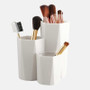 3 Lattices Cosmetic Make-up Brush Storage Box  Makeup Nail Polish Cosmetic Holder Make Up Tools Pen Holder Rack Table Organizer