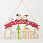 Christmas Wooden Christmas Tree Letter Pendant
