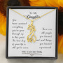 To My Daughter - Giraffe Necklace