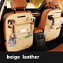 Car Backseat Storage Bag PU Leather Hanging Bags Phone Tissue Organizers Seat Back Accessories