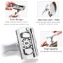 Adjustable Jar Opener Stainless Steel Lids off Jar Opener Bottle Opener Can Opener for 1-4 inches Kitchen Gadget