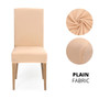 1/2/4/6 Pcs Jacquard Plain Dining Chair Cover Spandex Elastic Chair Slipcover Case Stretch Chair Cover for Wedding Hotel Banquet