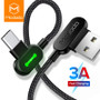 Right Angle Fast Charging USB to Type C Cable