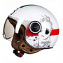 Vespa helmet motorcycle scooter vintage retro open face helmets