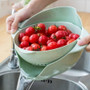 360 degree rotatable colander bowl