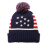 Unisex Fashion Warm Knitted US Flag Beanies Skullies