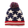 Unisex Fashion Warm Knitted US Flag Beanies Skullies
