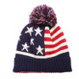 Unisex Fashion Warm Knitted US Flag Beanies Skullies