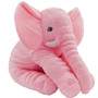Large Stuffed Plush Elephant Pillow