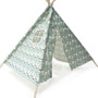 Portable Foldable Teepee Children's Play House Cotton Canvas