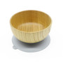 Wooden Baby Feeding Bowl with Silicone Suction Cup  Wooden Fork & Spoon