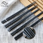 1 Pair Japanese Chopsticks for Sushi Non-Slip Food sticks Chop Sticks Reusable Chinese Chopsticks Tableware Gift Kitchen Tools