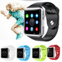 Smart Watch A1 Clock Sync Notifier Sim Card Bluetooth Connectivity for Apple Android Smartwatch Phone for IOS Android OS
