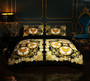 Versace Medusa Bedding Set Duvet Cover Bed Sheet Pillowcase Palace Luxury Velvet