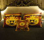 Versace Medusa Bedding Set Duvet Cover Bed Sheet Pillowcase Palace Luxury Velvet