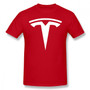 Elon Musk T Shirt Tesla Logo Whiteu002FRed T Shirt And Phone Case T-Shirt Mens Short Sleeve Tee Shirt Cute 6xl 100 Cotton Tshirt