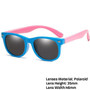 Silicone Safety Polarized Kids Sunglasses