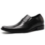 CHAMARIPA Elevator Shoes Men 7cm/2.76 inch Increase Height taller shoe Black Leather Dress Shoes Gentlemen Shoes J29H10 00