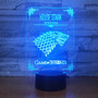 House Stark Game of Thrones Wolf Acrylic LED Lamp