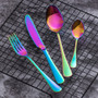 Stainless Steel Rainbow Cutlery Set