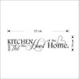 Kitchen is Heart of the Home  Wall Sticker