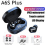 PJD A6S TWS Wireless Bluetooth Headsets Earphones