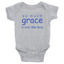 So Much Grace Onesie Blue Lettering