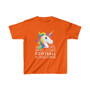 Girls T-Shirt - Just a girl who loves football and unicorns