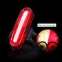 Luminous LED Flashing Bicycle Taillight- USB Rechargeable and Waterproof