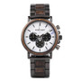 Wooden Stylish Bobo Bird Marble Face Mens Watch Design P09-4&5 + FREE Wooden Gift Box