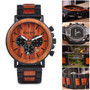 Wooden Military Stylish BOBO BIRD Luxury Mens Relogio Masculino Watch+Gift Box