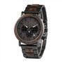 Wooden Bobo Bird Military Stylish Chronograph Handcrafted Watches - P09-1-3+Q26