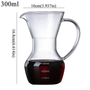 Pour Over Coffee Machine Manual Drip Glass Coffee Maker Stainless Steel Filter Coffee