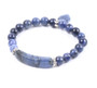 Stretchable Sodalite  Beads Bracelets