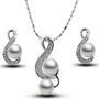 sparkling crystal Necklace and Earrings Jewellery set