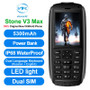 Original VKworld Stone V3 Max 5300mAh Mobile Phone IP68 Waterproof 2.4 inch 21 Russian Keyboard Dual SIM Cell Phone Flashlight