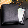 VLife Bifold Wallet, Mens RFID Blocking Slim Vegan Leather Wallet with Coin Zipper Pouch